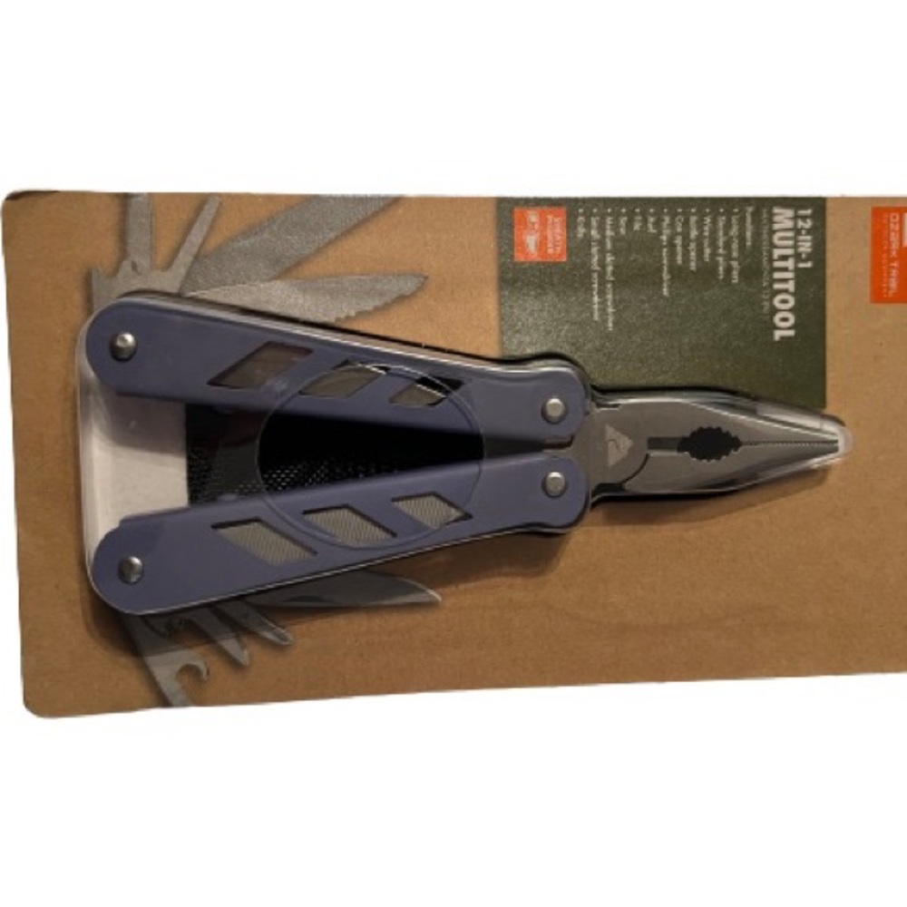 12 n 1 multitool  bottle opener screwdriver wire cutter pliers and more